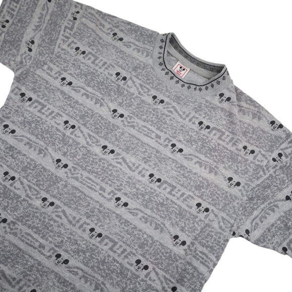 Vintage Disney Allover Mickey Print T Shirt - Picture 2 of 10